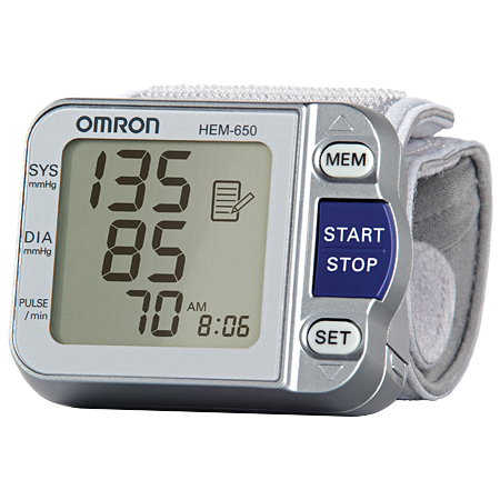 Systolic, diastolic blood pressure and pulse