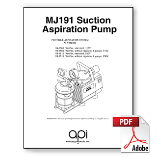 MJ191 Aspirator Manual