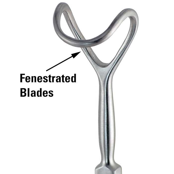 Desmarres Fenestrated Lid Retractors. Anthony Products