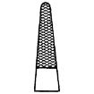 Cross serrated jaws with ratchet locking mechanism