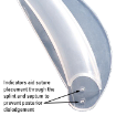 Indicators aid suture  placement through the  splint and septum to  prevent posterior  dislodgement 