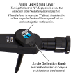 Lock Brake Lever & Angle Deflection Knob