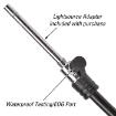Includes Waterproof Testing/EOG Port and your choice of lightsource adaptor