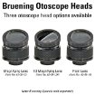 Bruening Otoscope Heads available with and without magnification